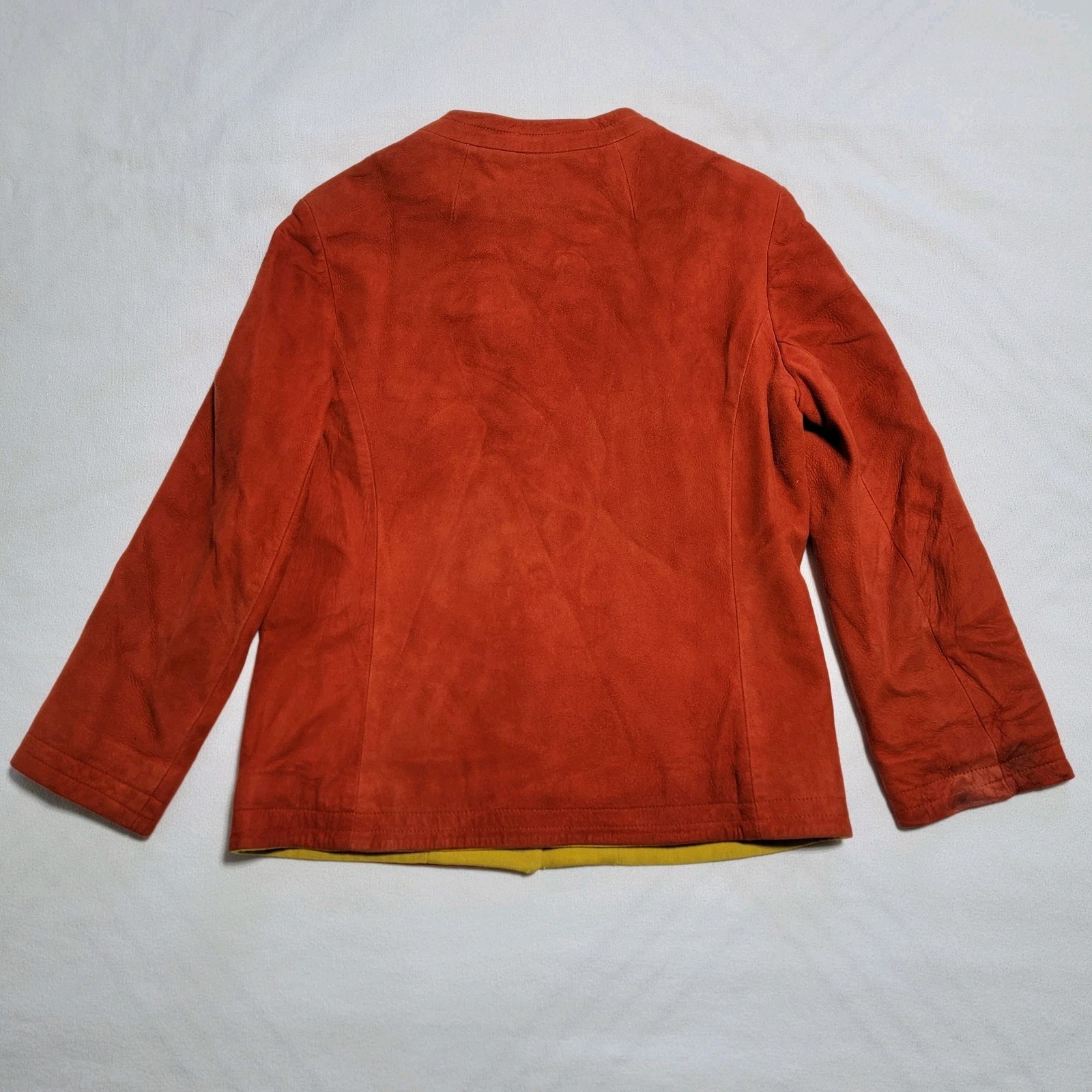 Vintage 70’s Paprika Orange Suede Jacket Women Size S