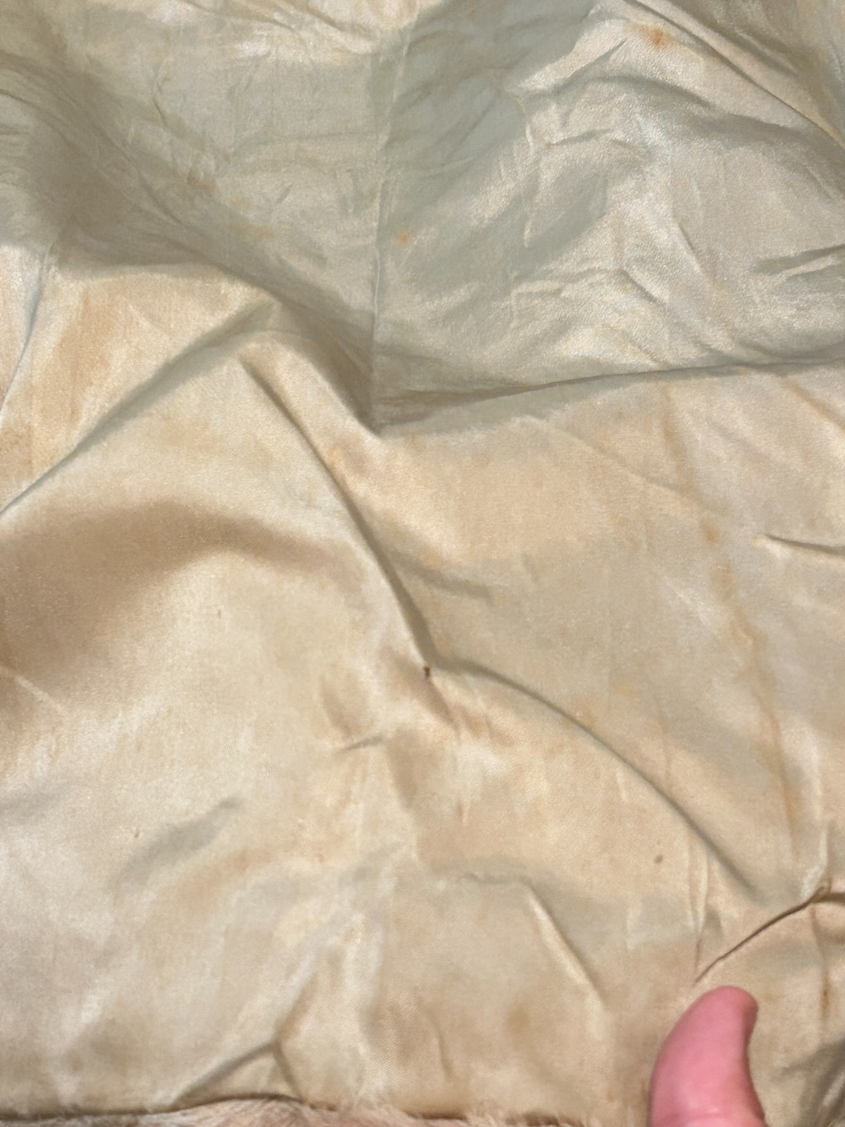 READ Vtg 70s Womens Small Medium Cream Full Length Pony Hair Fur Penny Lane