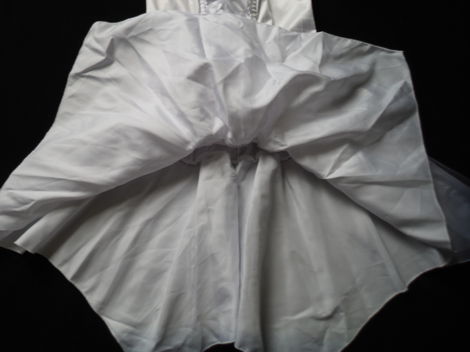 VTG Fredericks of Hollywood 90’s New Sexy!! White Lingerie Dress Tie Up Bodice S