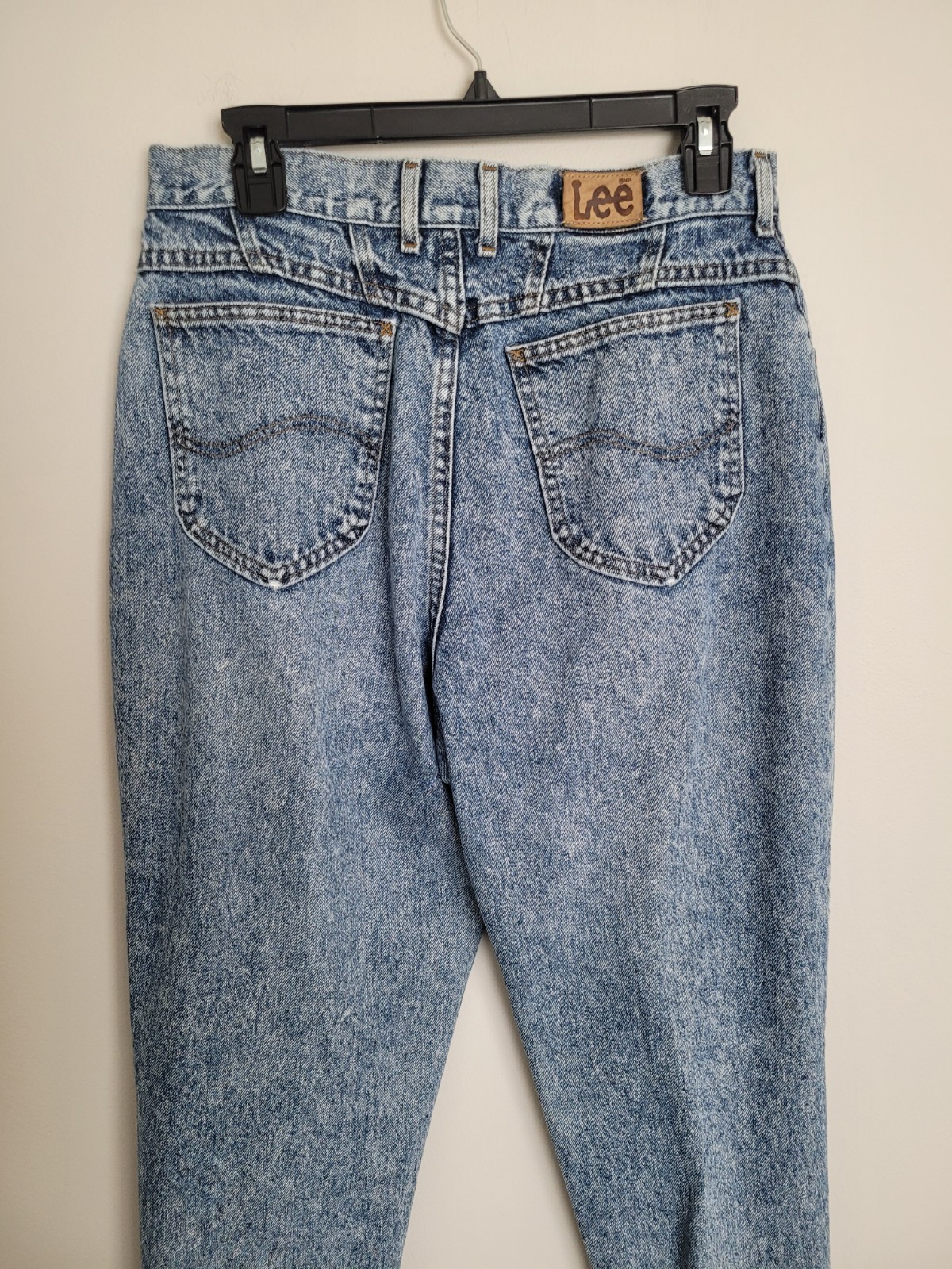Vtg 80’s Lee Riders Acid Washed High Waisted Mom Jeans Womens SZ 14 Med USA
