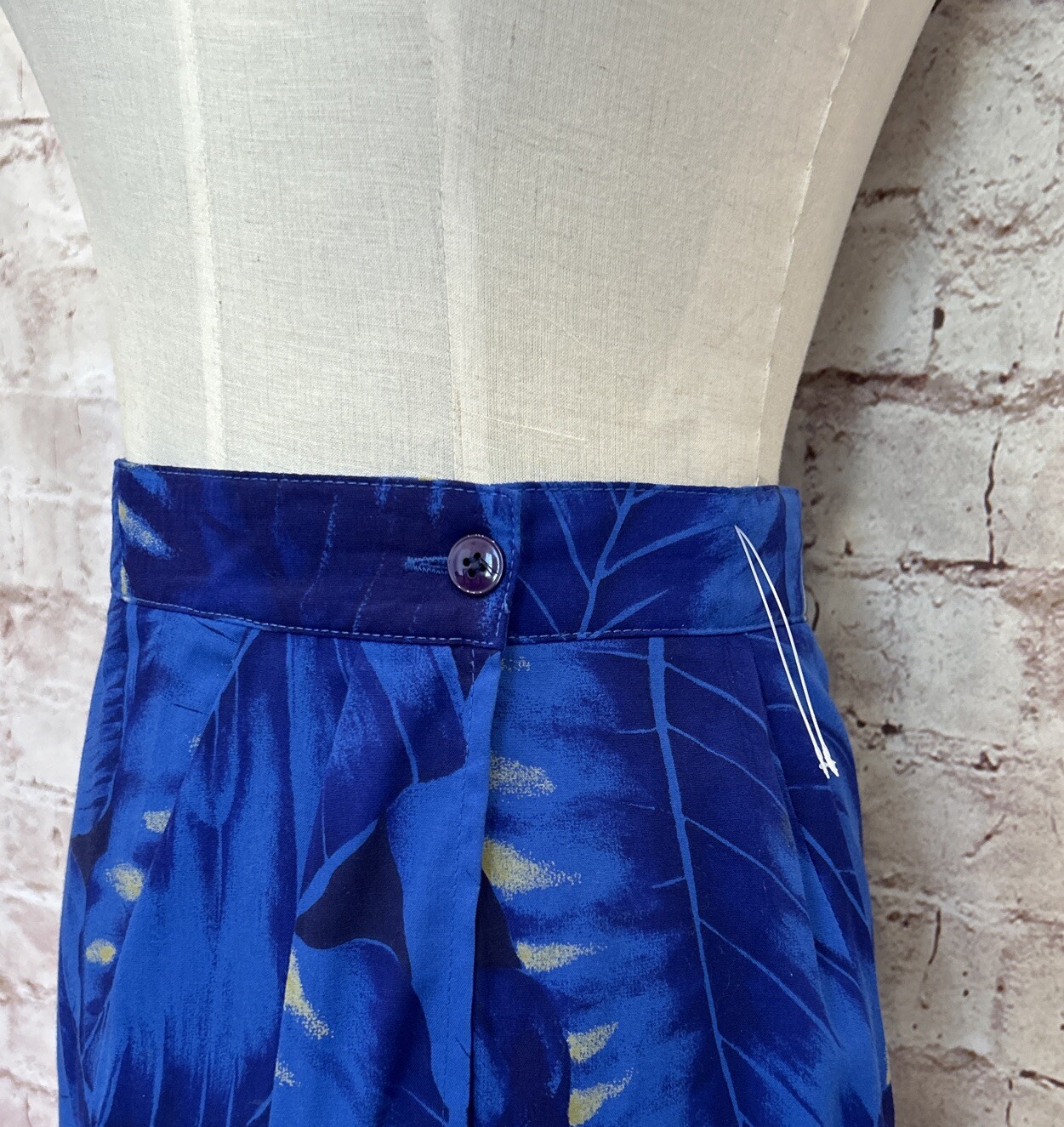 Vintage SUNG SPORT by Alfred Sung True Sarong Wrap Skirt Tropical Floral Size 6