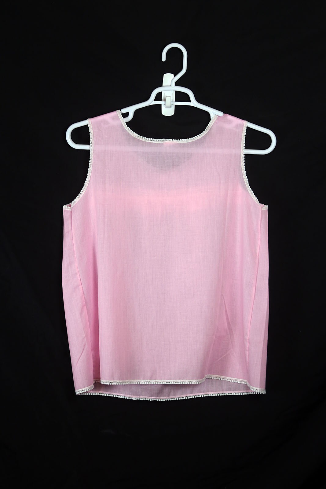Vintage Women’s Sz M Babydoll Sheer Sleep Set Pink Stones Wear World of Fashion