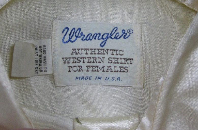 Vintage 70s Wrangler Shirt Womens (30) Satin Pearl Snap Western Cowgirl Floral