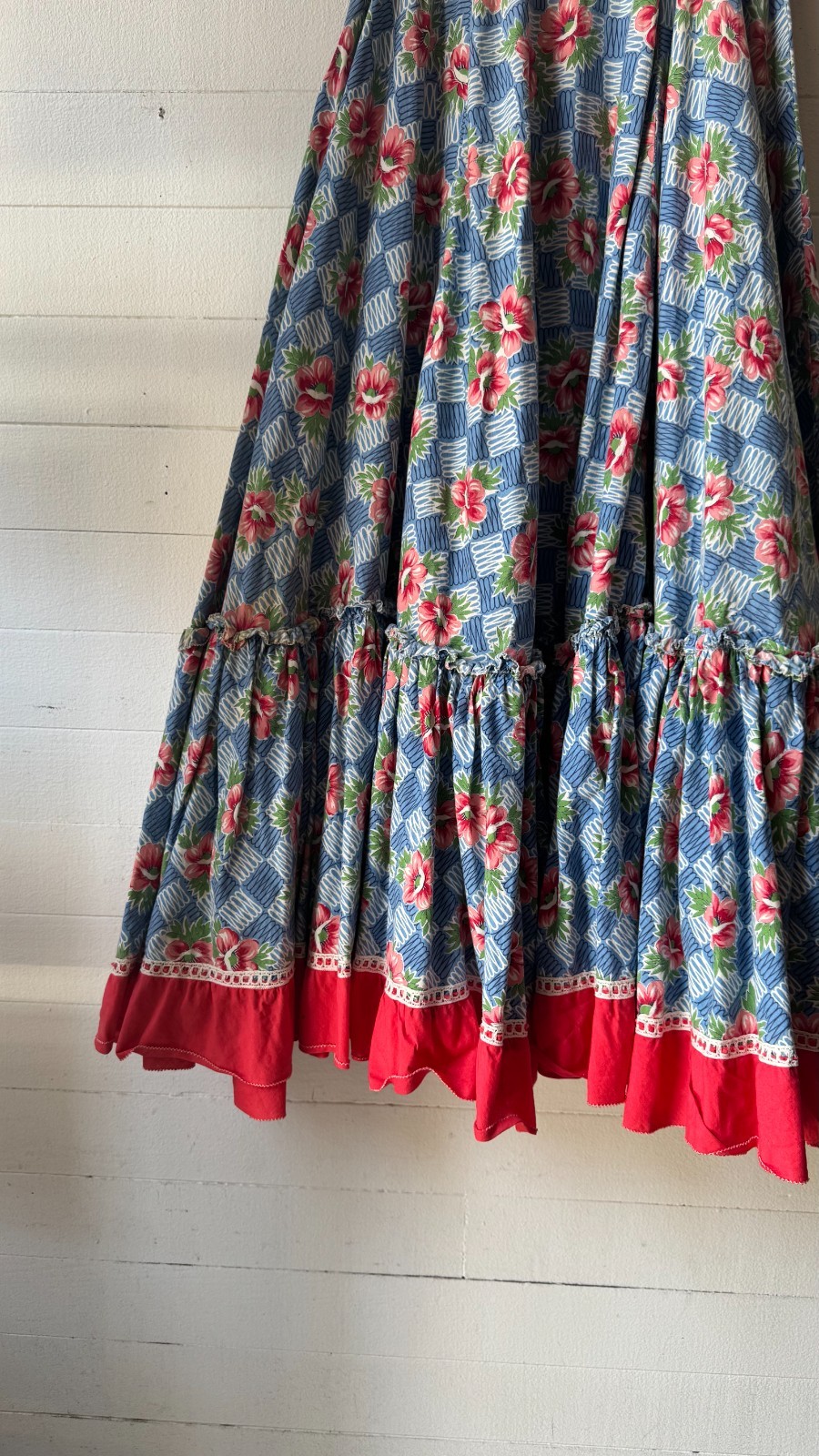 Vintage 1940’s Donnell’s of Denver floral prairie western dress XS/S