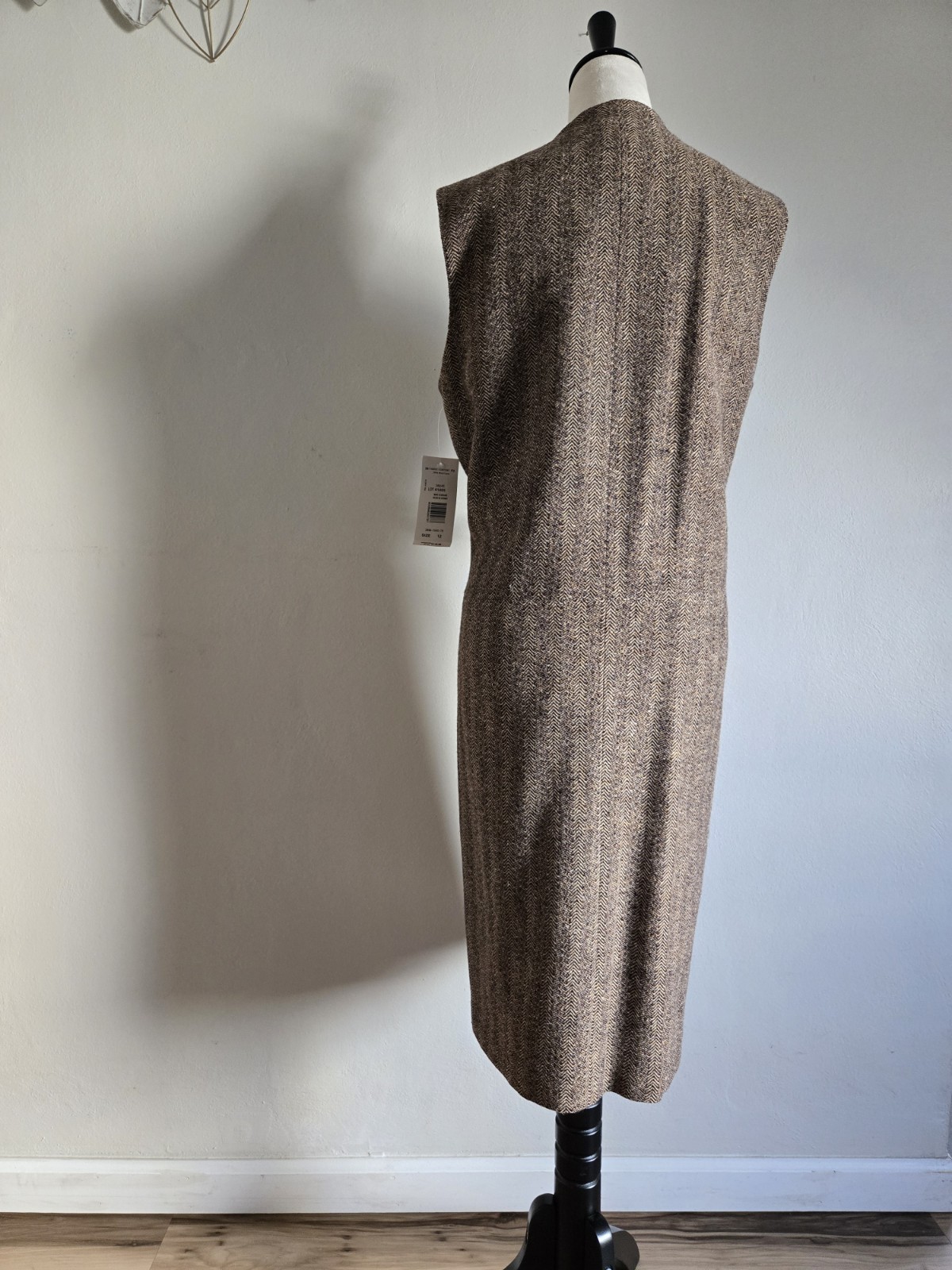 Harve Benard byBenard Holtzman/jumperDres/vintage/women/size12/wool/brown/pocket