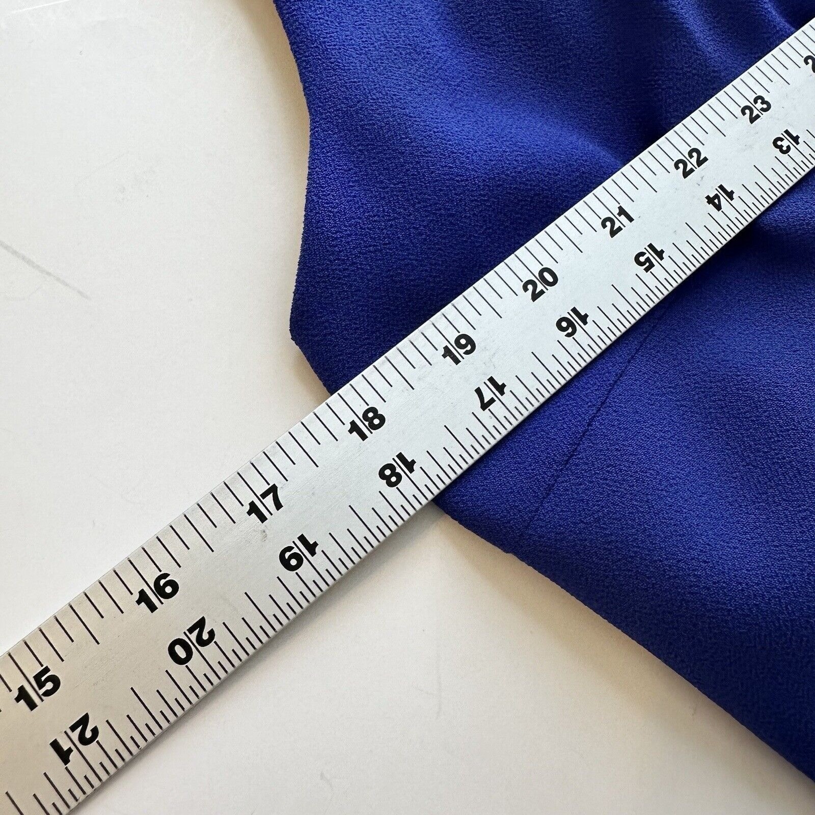 Vintage 90’s Onyx Nite Royal Blue Formal Mini Dress 8 Medium Rhinestone Evening