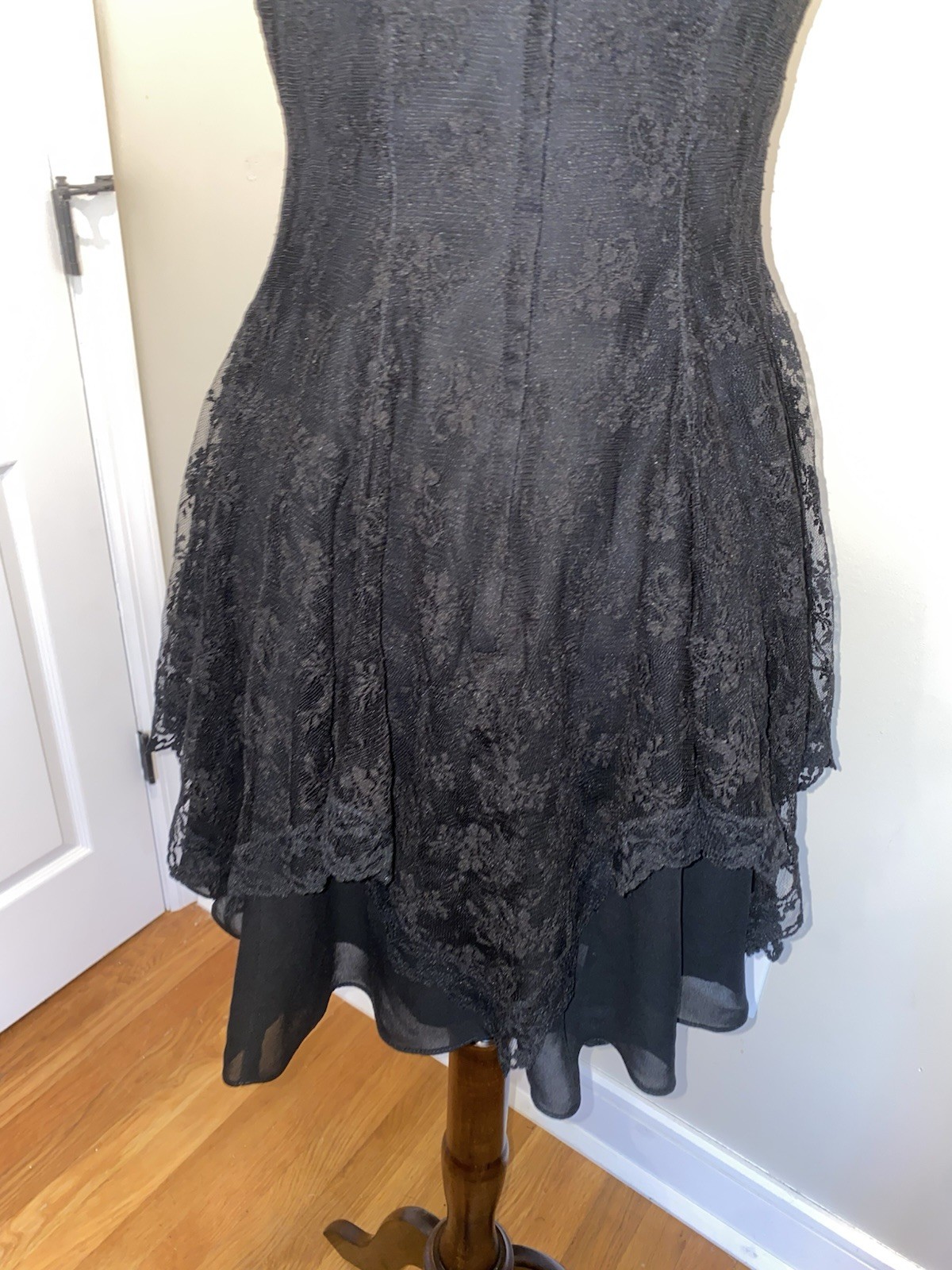 Jessica McClintock Gunne Sax Vintage Gothic lace dress size 4/6