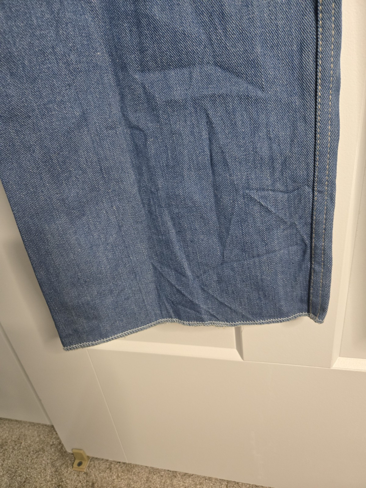 Vintage 70s Graffiti Jeans Boot Cut Calvary Style Mens 34 Wms 13