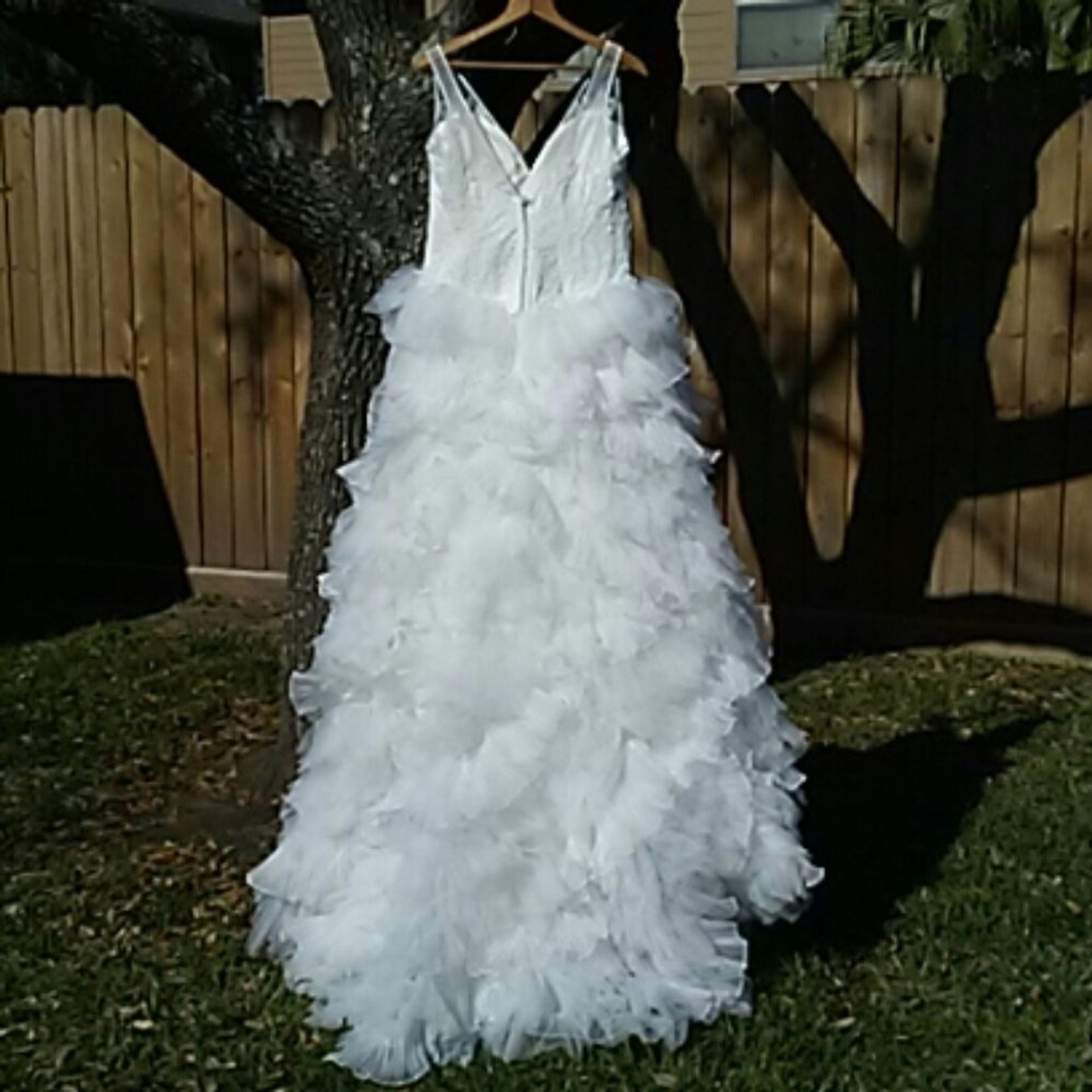 Galina Signature wedding dress with ruffles