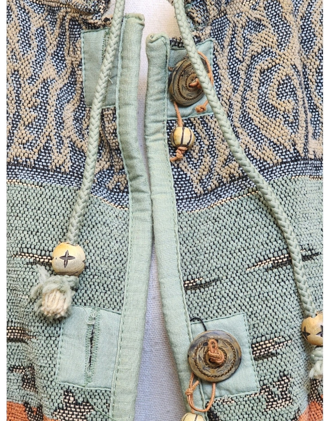 Flashback Vintage Tapestry Jacket Y2K 90’s Size XL Mandarin Collar