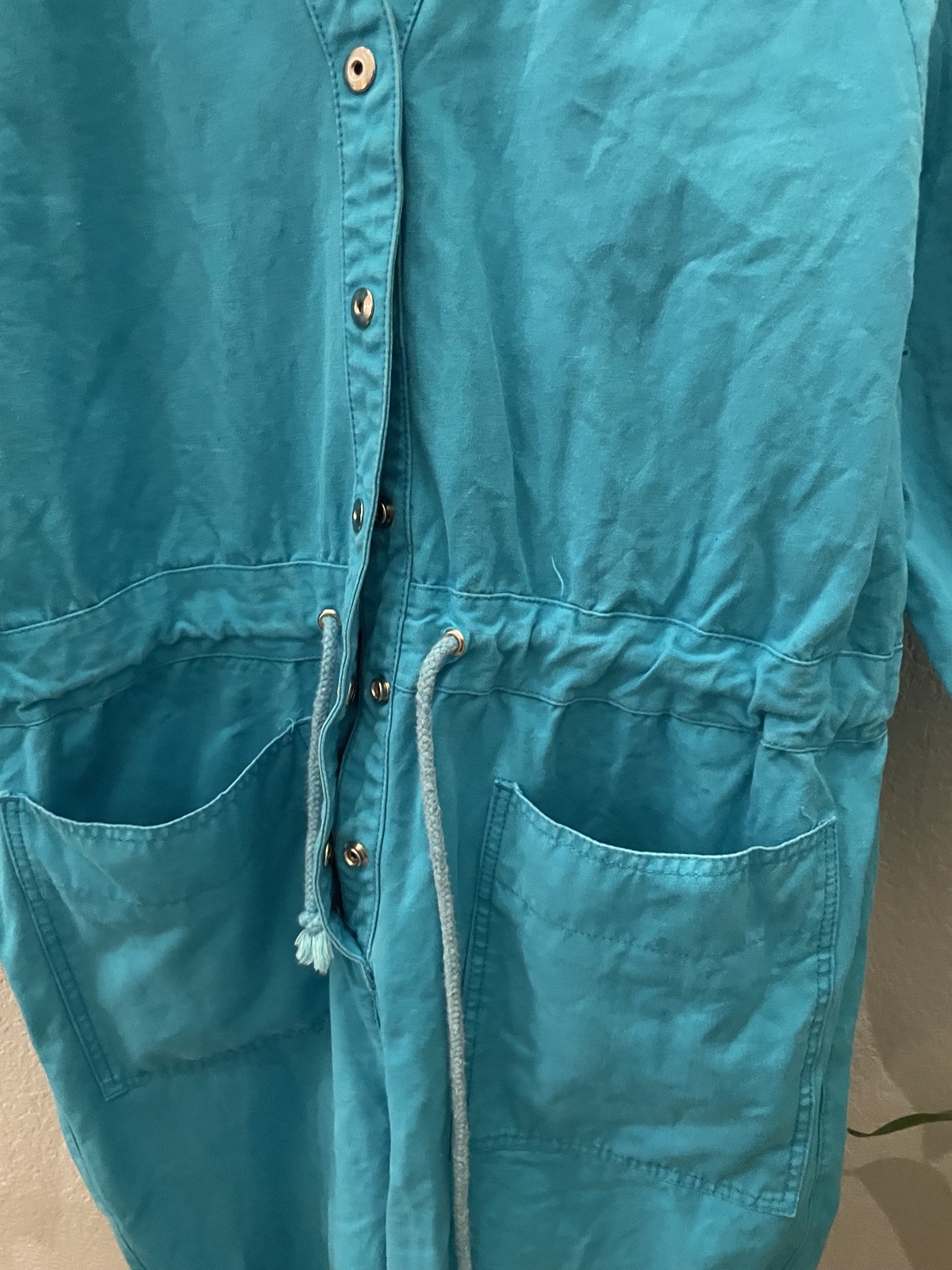 Vintage Turquoise Jumpsuit Espírit Sport Boiler Suit One Piece medium