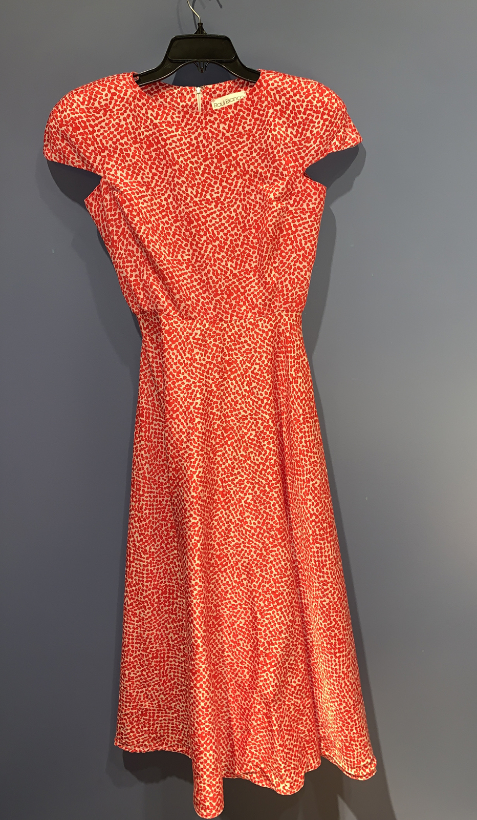 Womens Small Dress, Vintage 1960’s Raul Blanco, Talon Zipper, Red & White