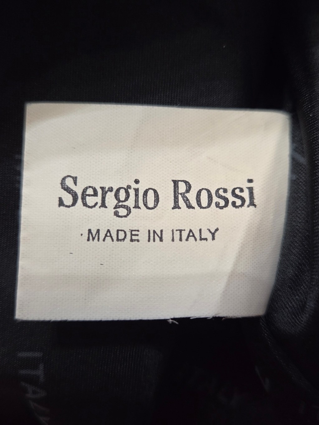 Sergio Rossi Leather Jacket Size 42 Made in Italy ’90s Grunge Sleek Matrix Core