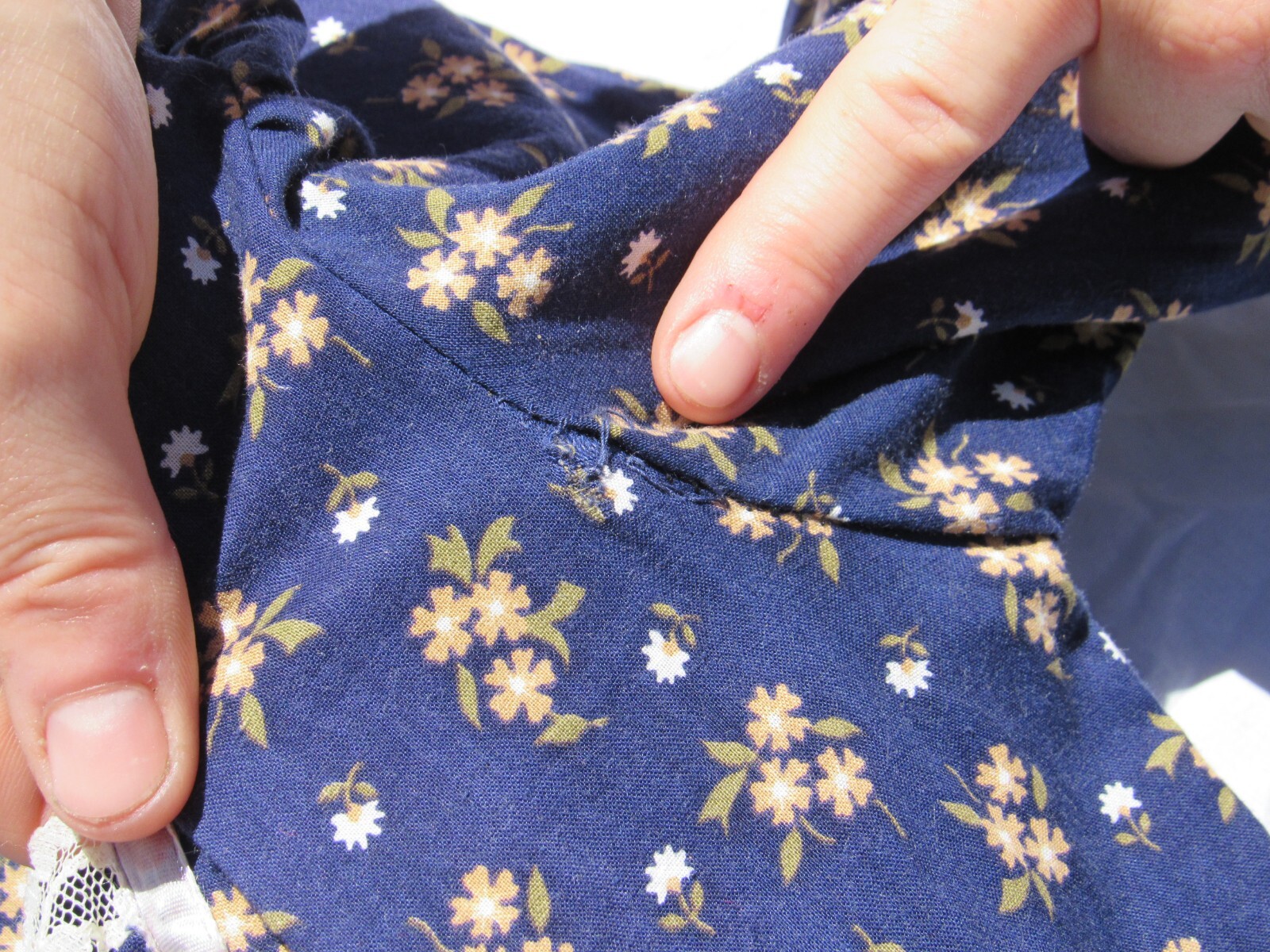 Vtg Gunne Sax Dress Jessica McClintock Prairie Cottage Core Western Victorian
