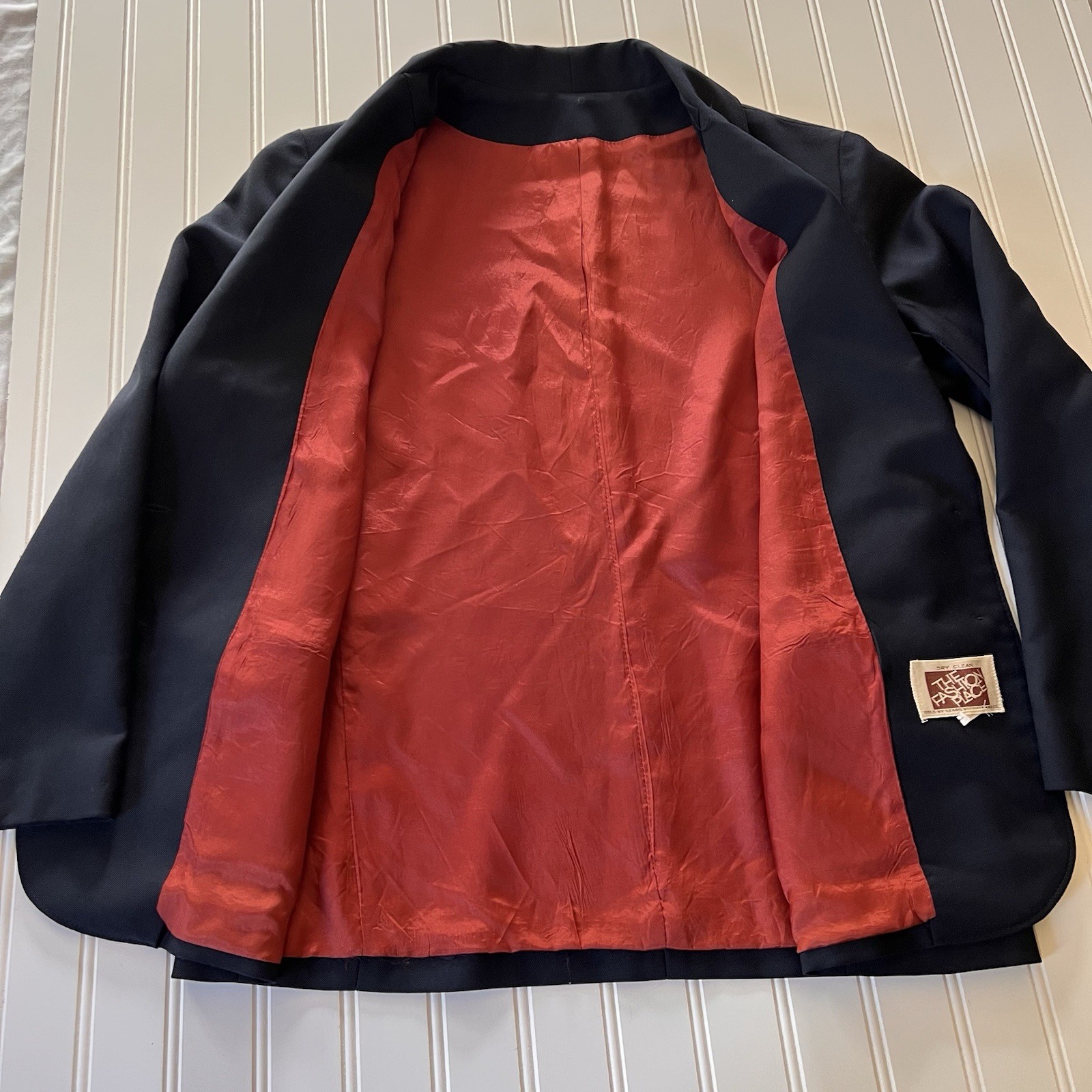 Vintage Sears The Fashion Place Blazer Women’s M Navy Blue 2-Button Lined