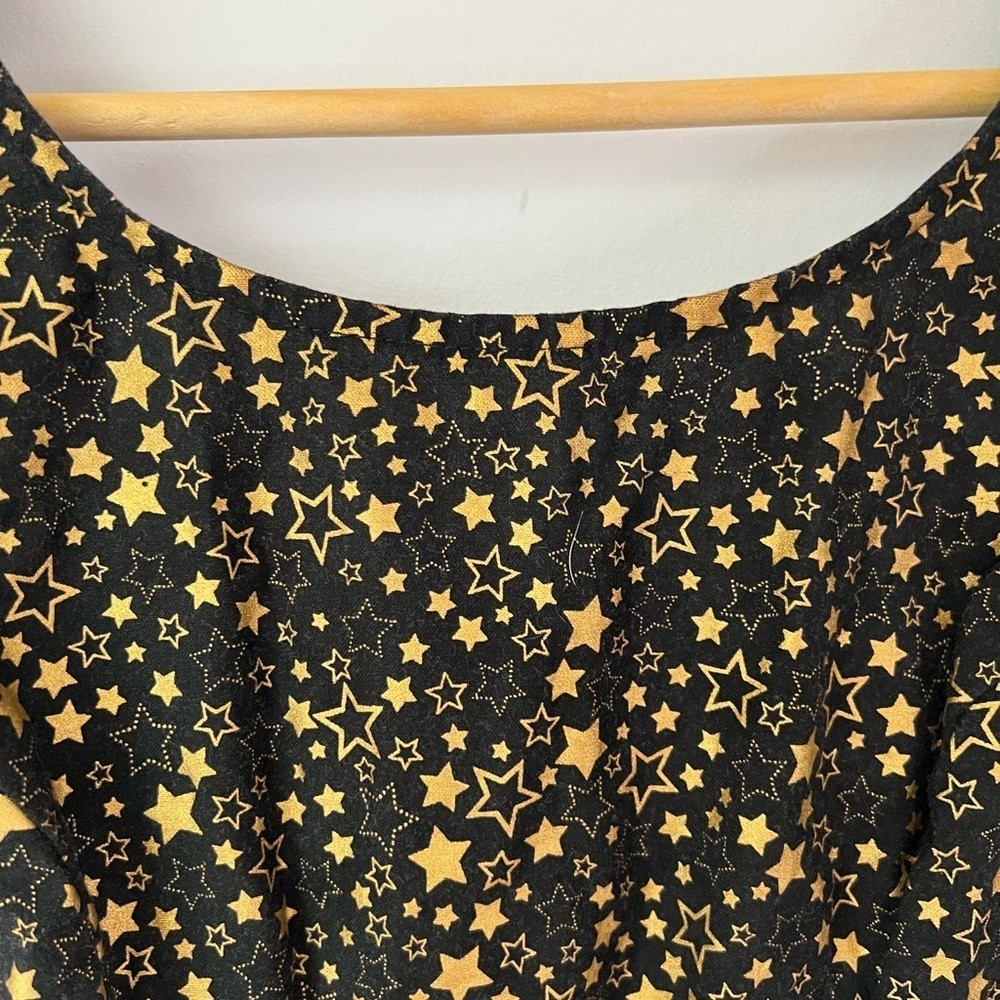 Gold Star Skater Dress – Retrolicious Modcloth Cotton Pockets