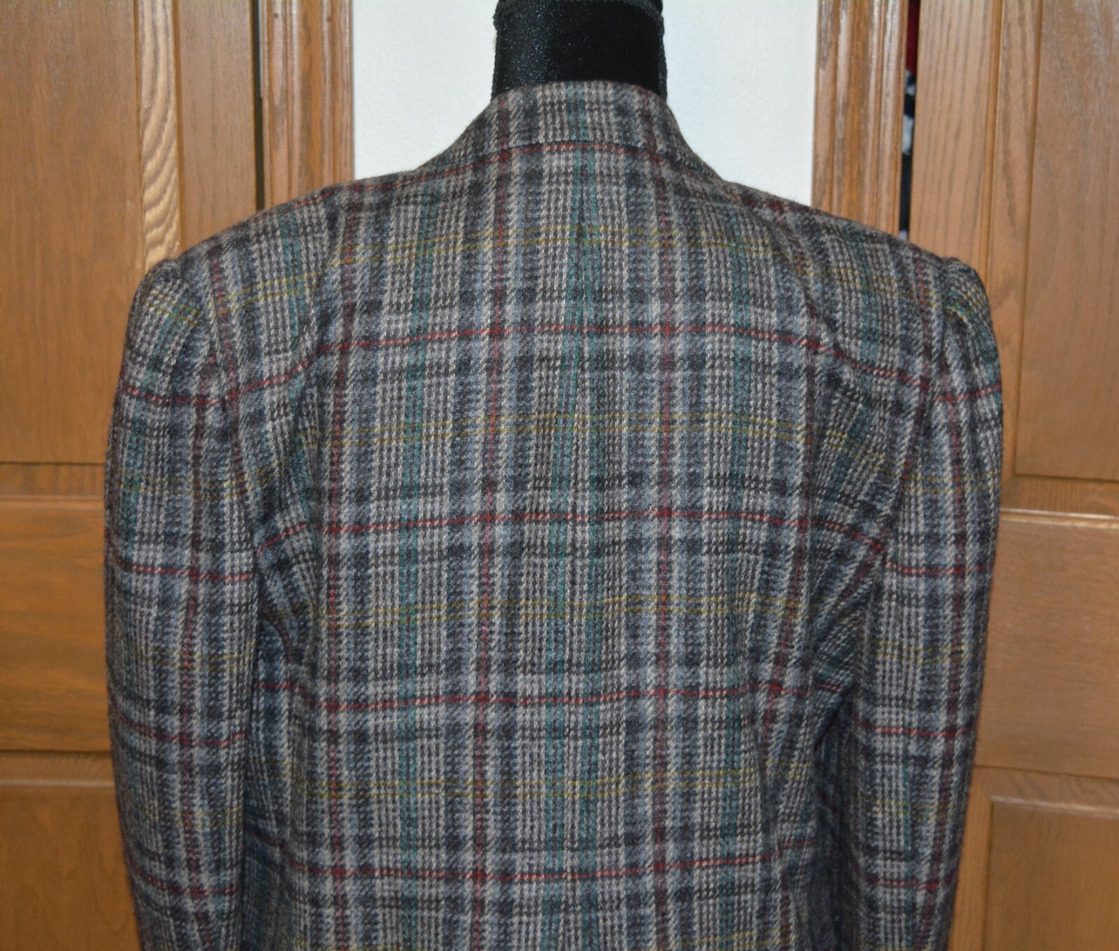 VTG Women’s 100% Wool Plaid Maxi Skirt Suit Set 14 COUNTY SHOP by MARSHALL FIELD
