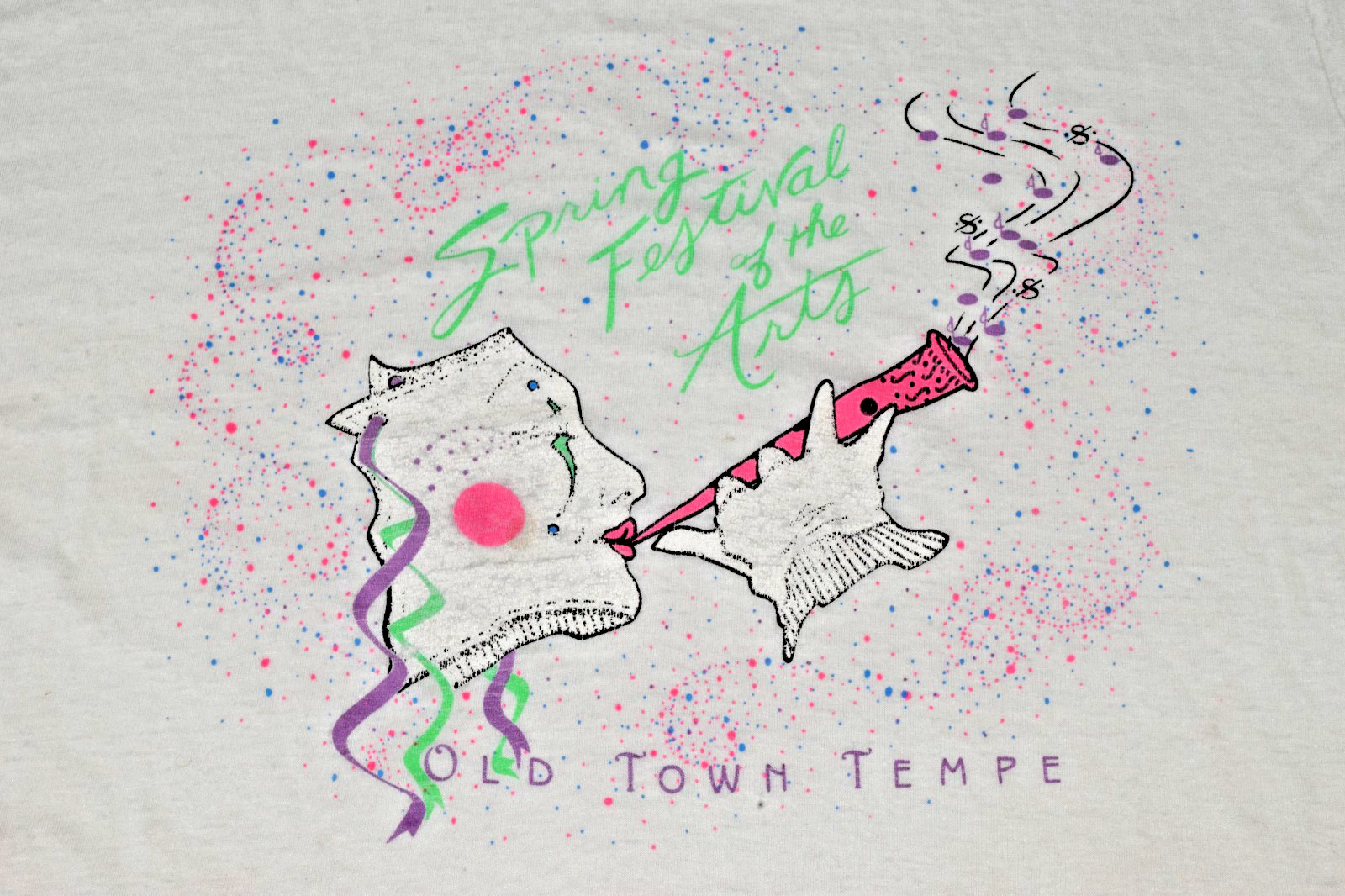 VTG T-Shirt Selec-T Single Stitch Size M 80s Paper Thin Old Town Tempe Arts Fest