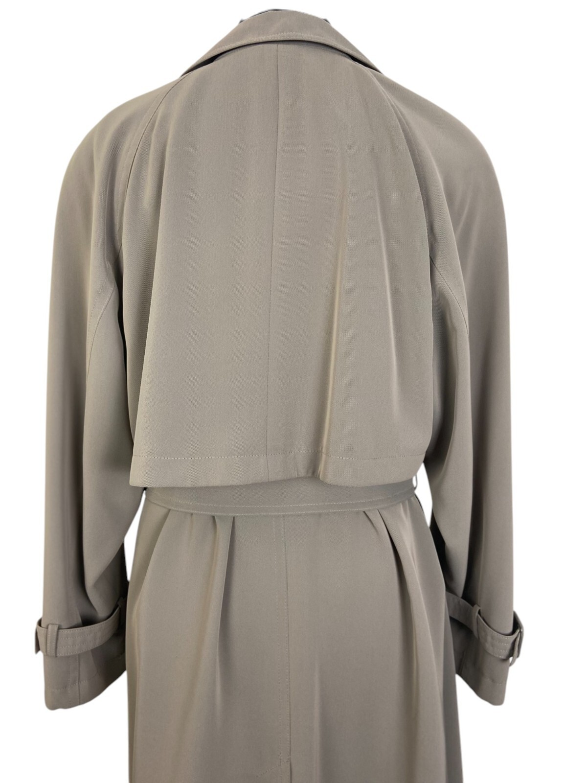 Stylish Vintage 90s Women’s Classic Trench Coat by Mura | Beige coat with belt