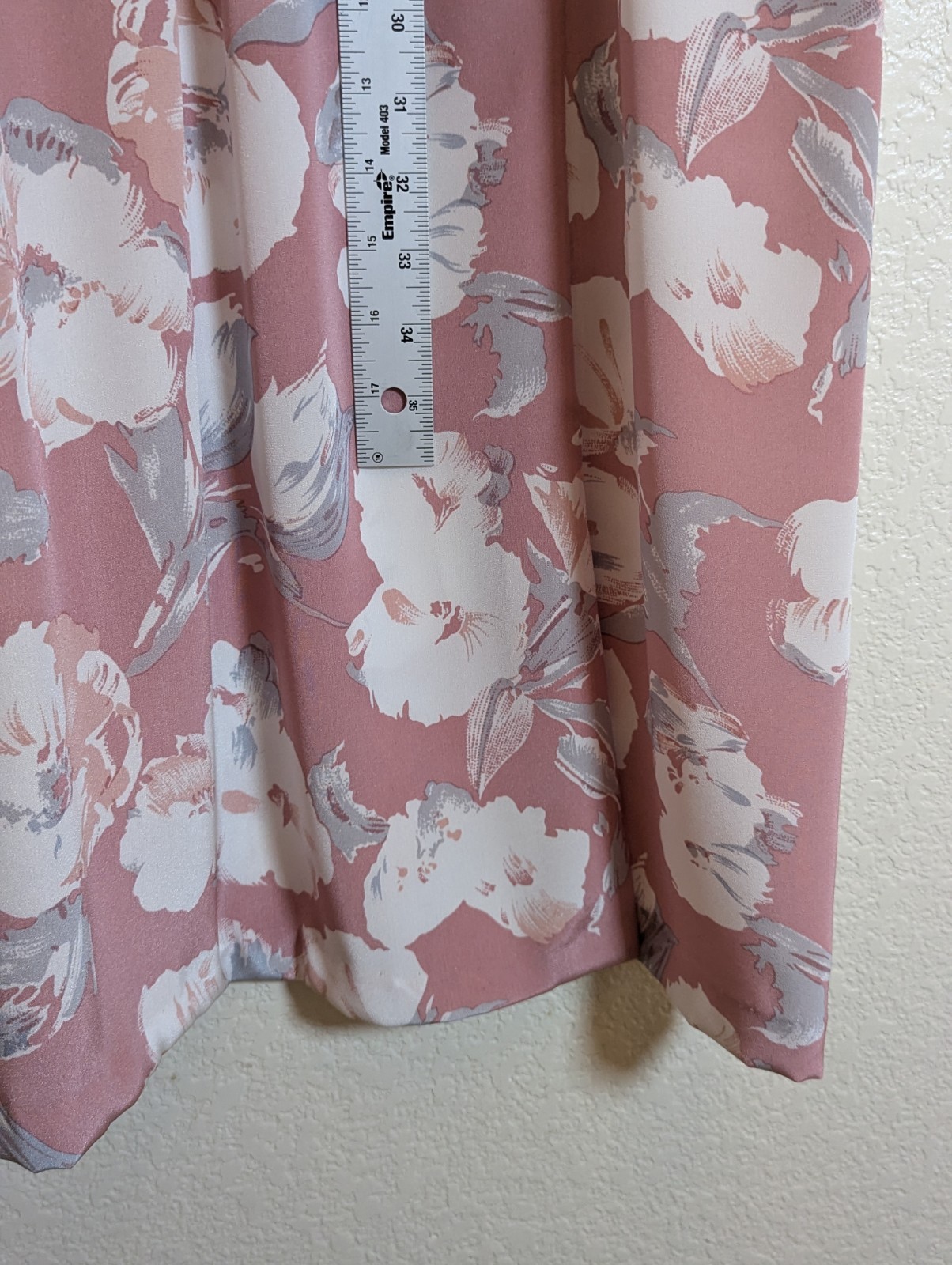 Vintage 70s/80s/90s Midi Dress Cottagecore, Garden Party Size 6 Pink Floral Wrap