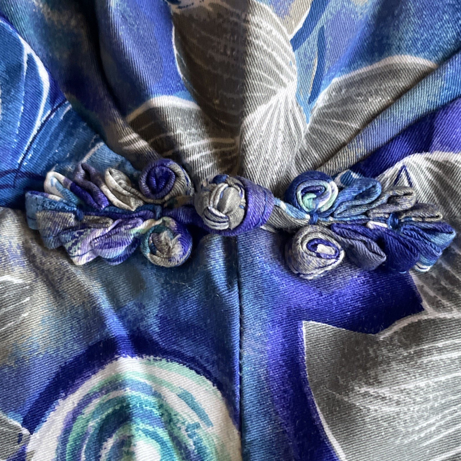 VTG Nani Of Hawaii Blue, Purple Floral Dress M Never Worn