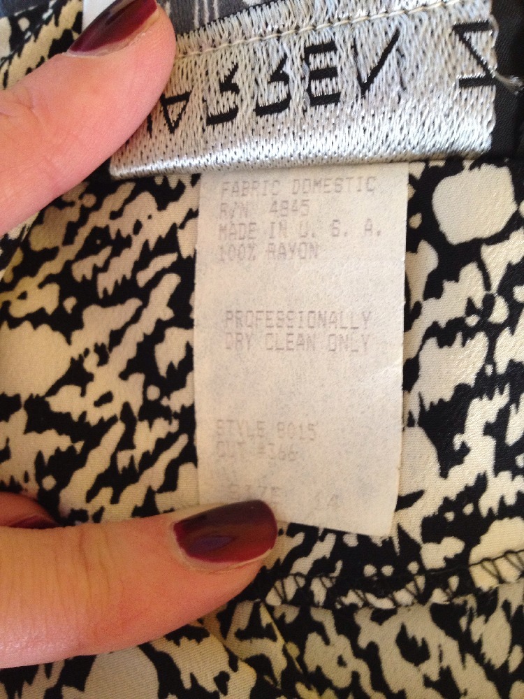 vintage 80’s Warren Z I Magnin dress sz 14