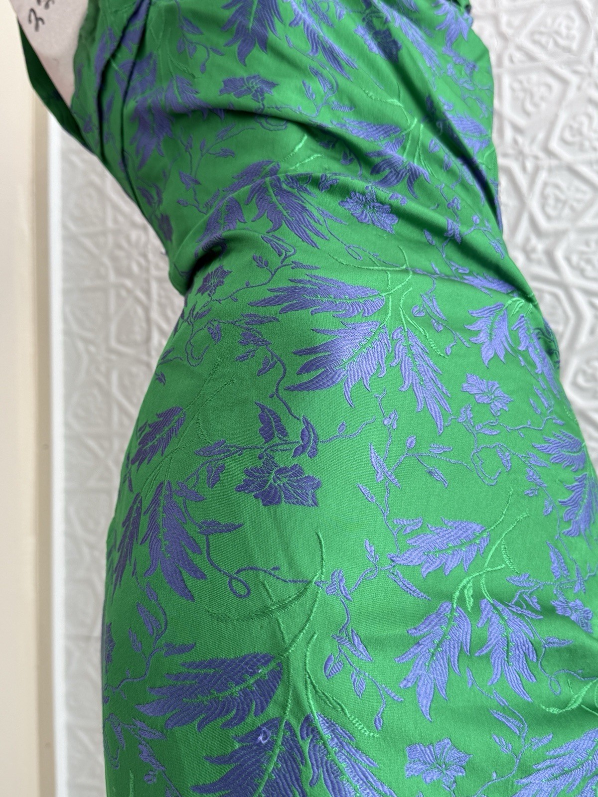 Ceil Chapman mermaid dress vintage designer gown glam 1950s midcentury Sarong S