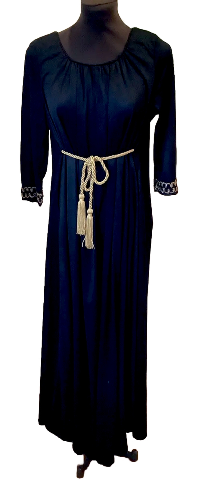 Holly Division Of Gloria Moret Kaftan Dress Long Dress 1970’s Vintage Dress Sz S