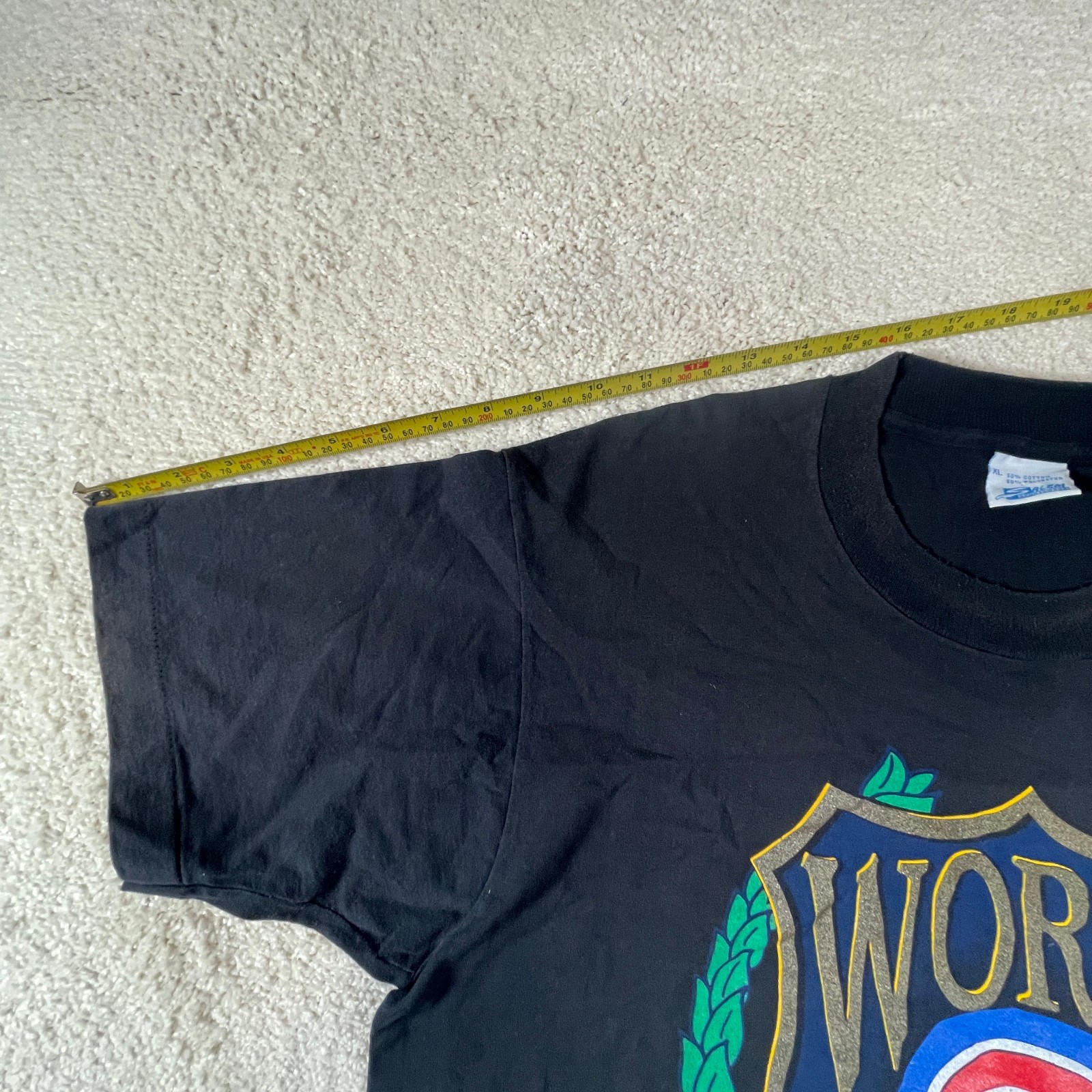 Vintage 1990 Detroit Pistons World Champions Single Stitch T-shirt Sz XL Salem