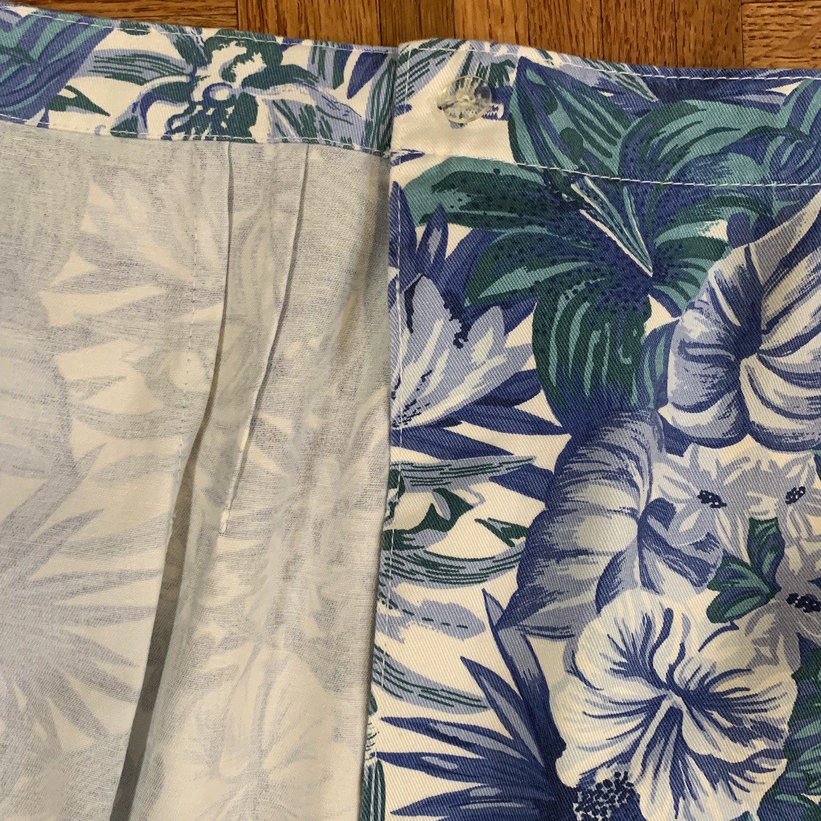 Vintage NWT Gotcha Covered Blue Floral Wrap Skirt 6 Cottagecore Y2K Resortcore