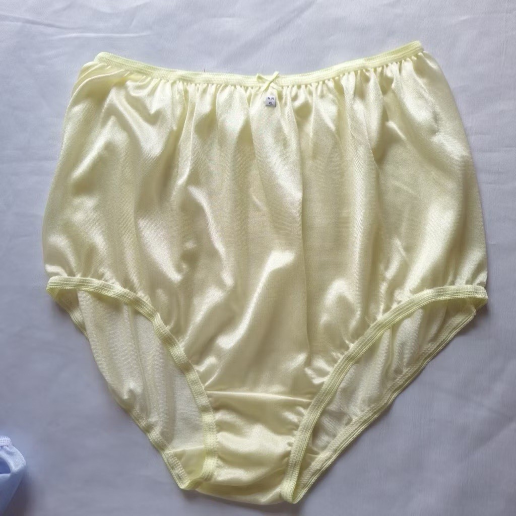 3pcs Hip 34-52 Inch Vintage Panties Brief Nylon Restro Premium Elegant Comfort