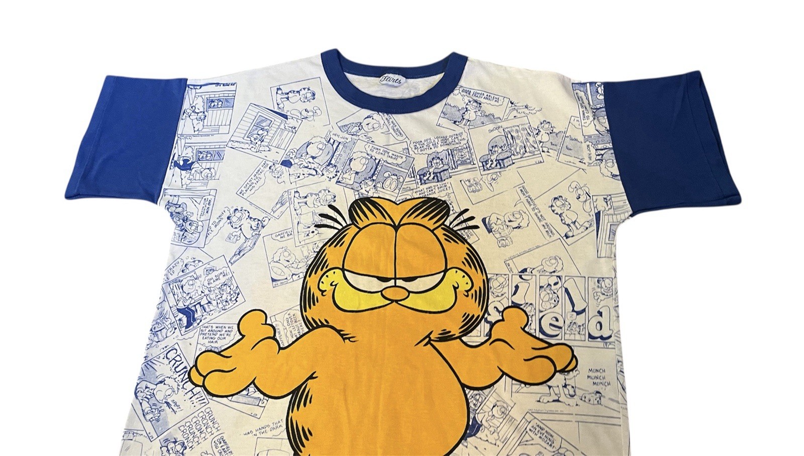 Vintage Flirts Garfield women’s sleep t-shirt nightgown size M 1978 VG condition