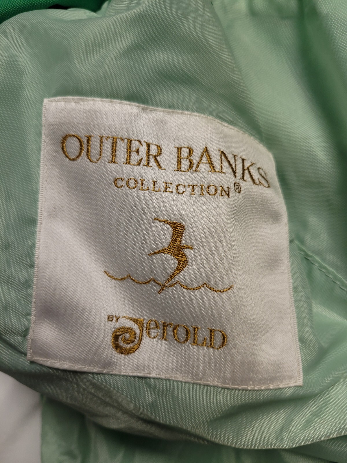 Vtg70s Linedtrench coat Green Currituck Outer Banks Collection by Jerold No Size