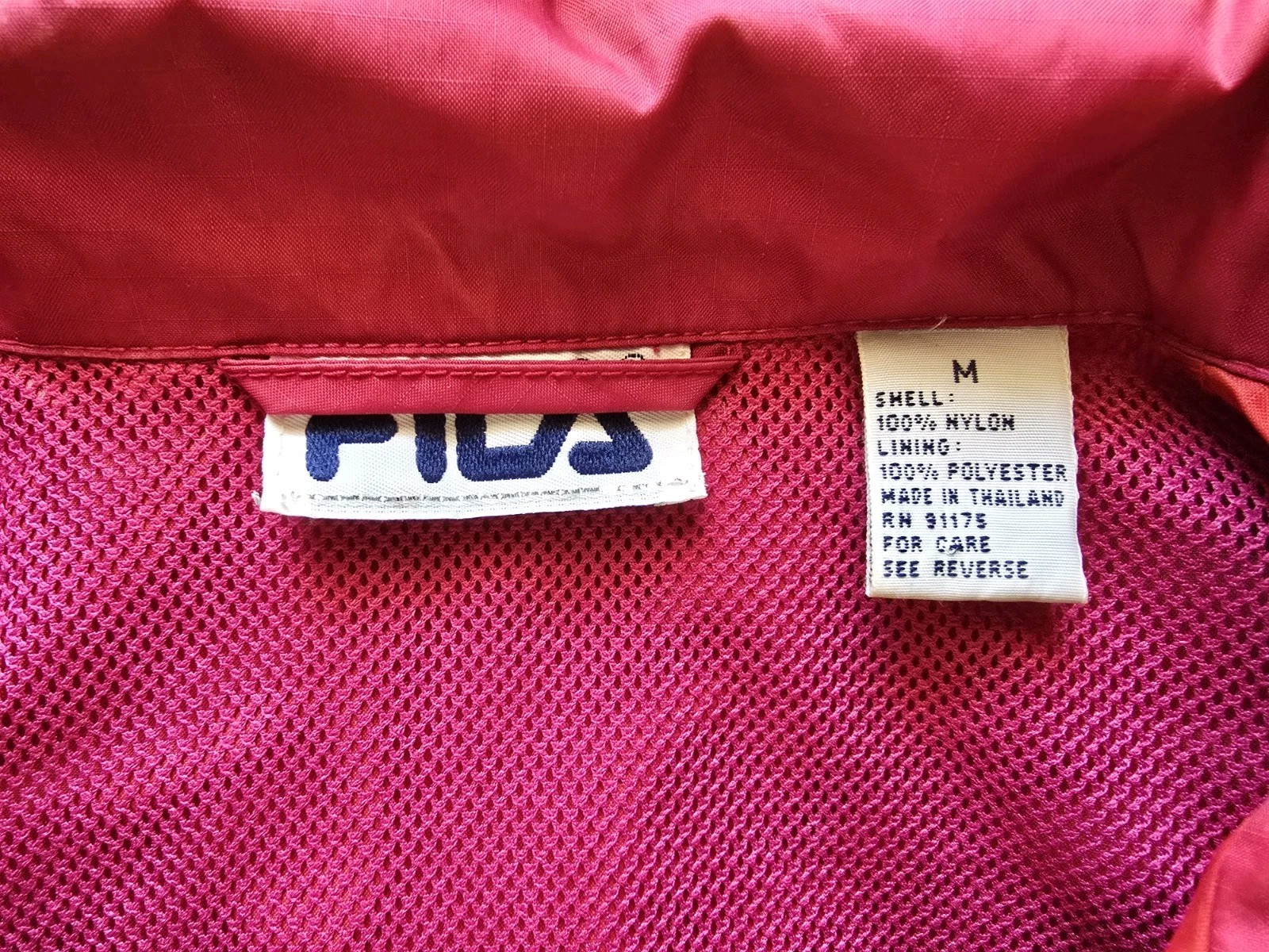 VINTAGE | 1990s FILA INTERNATIONAL PERFORMANCE Gear Women’s medium Windbreaker