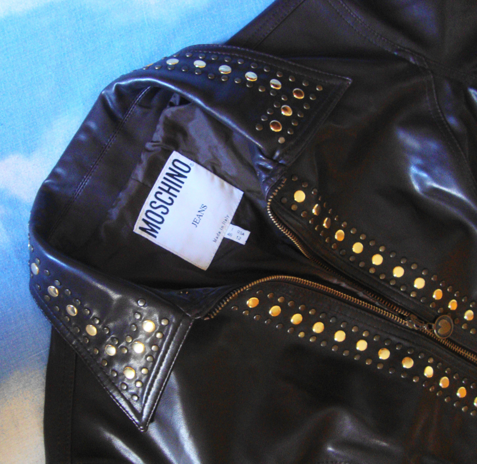 Vintage 90’s Woman MOSCHINO Jeans Made in Italy JACKET Size 46 -M/L approx RARE