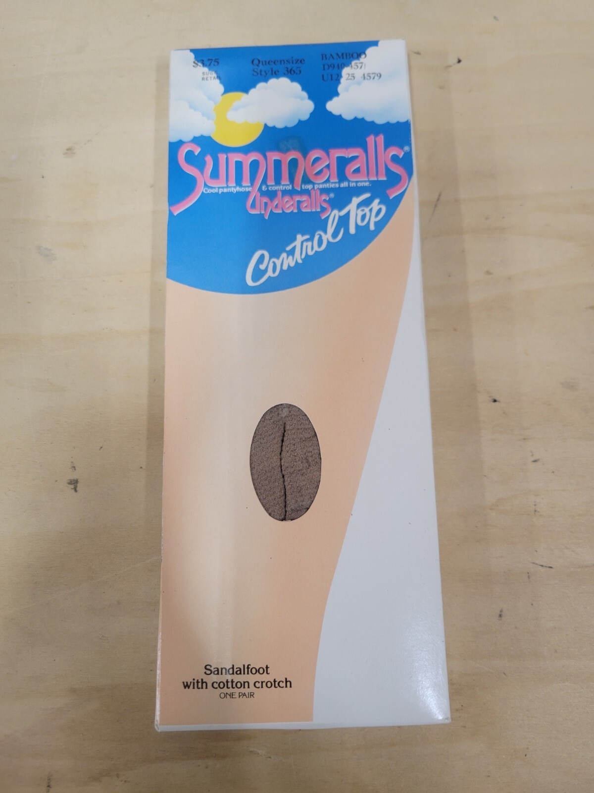 Vintage 80’s Summeralls Queen Size Pantyhose Bamboo