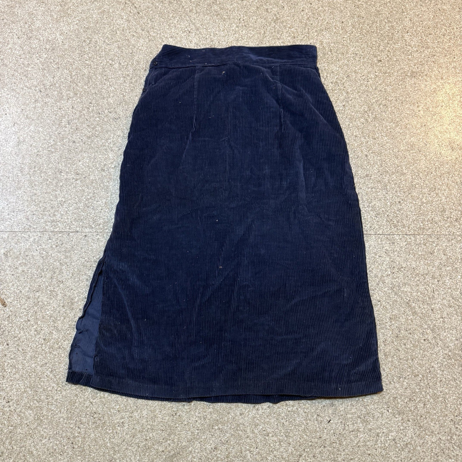 Vintage Early 1900s Fabric Handmade Dress W/ Homemade metal button