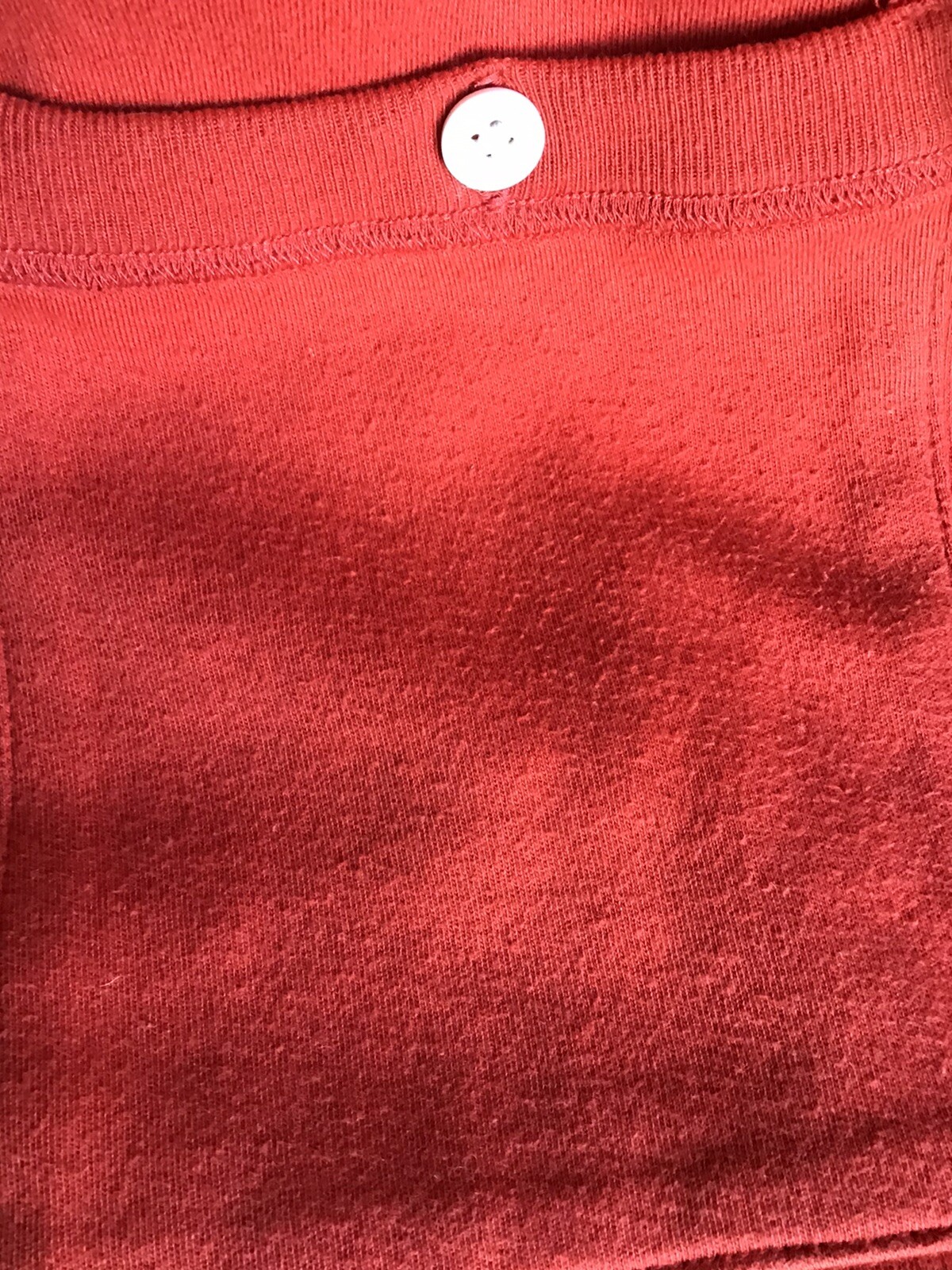 Vintage Womens The Broadway Toyo Menko Red Burnt Orange Button Up Cardigan Large