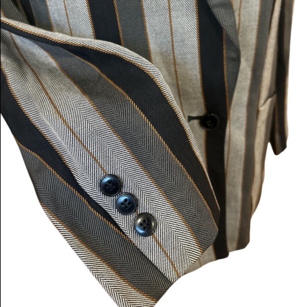 VINTAGE! 1980S STIRLING COOPER STRIPED BLAZER! EXCELLENT CONDITION! *RARE*