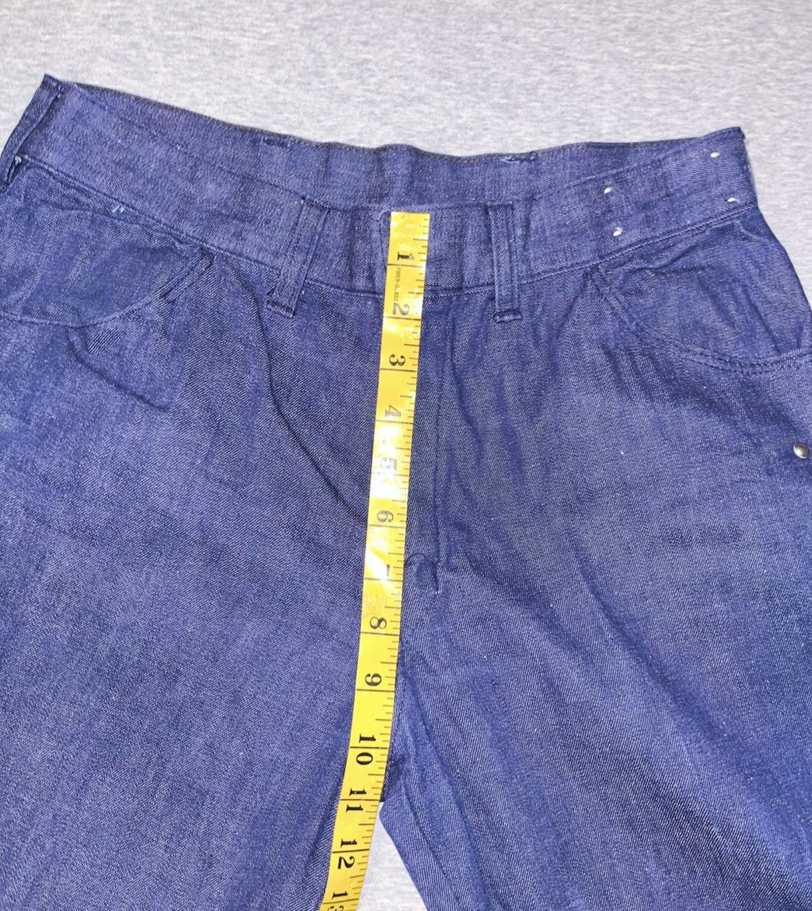 VTG Big Yank Bell Bottoms 30×26 Metal Stud Decorations On Leg – Length Altered