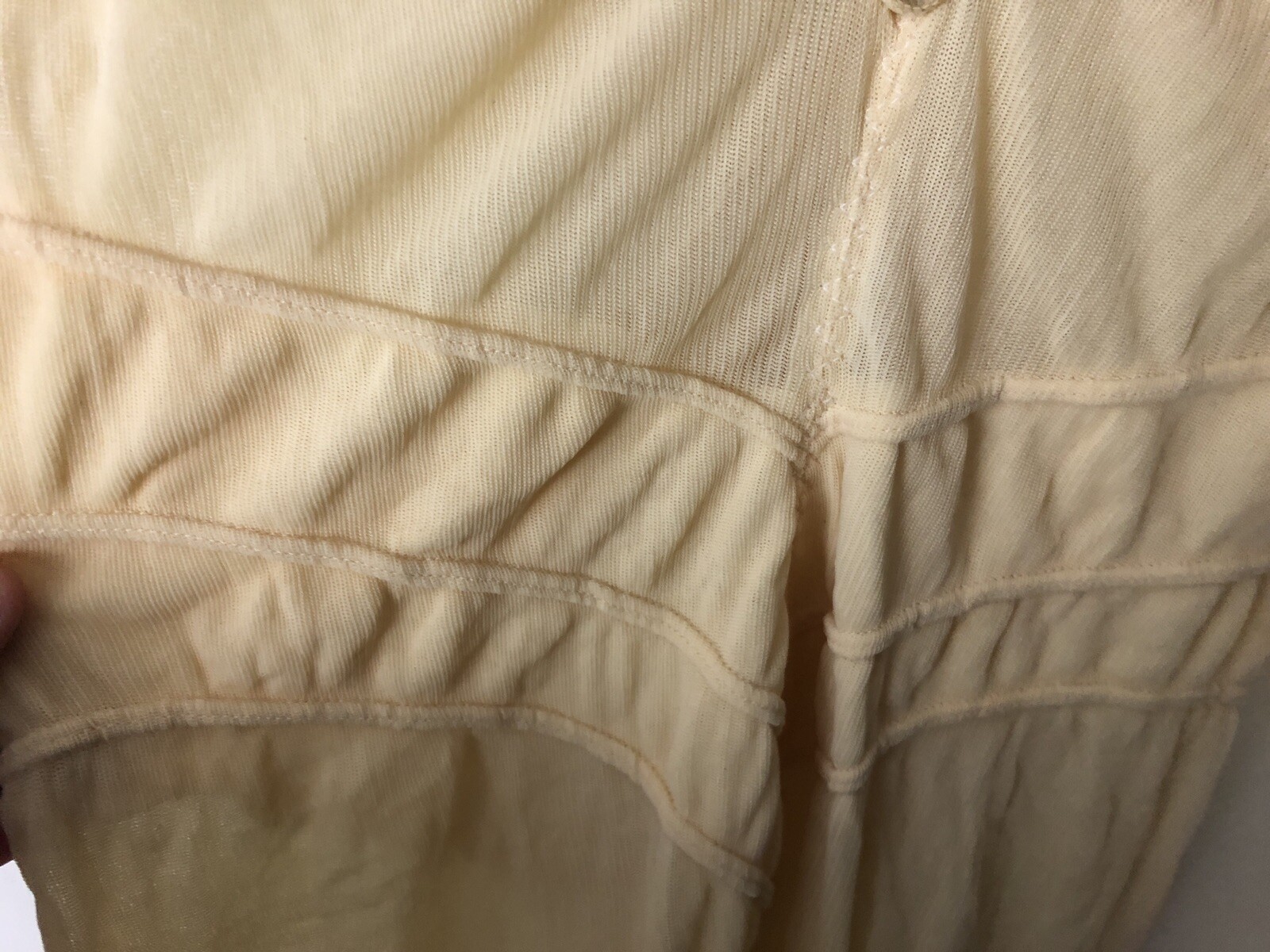 Vtg Young Smoothie lingerie steampunk 34B Bra long girdle garter 1 pc corset 70s