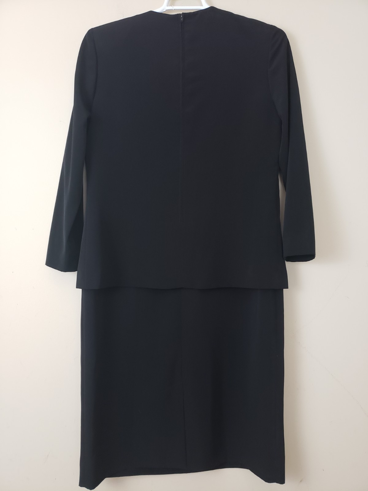 Vintage Henry Lee Womens Dress Size 12 Granny Grandmacore Black One Piece