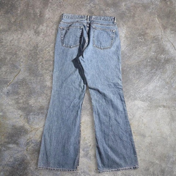 Vintage Y2K GAP light wash blue flare jeans Made in USA Size 10