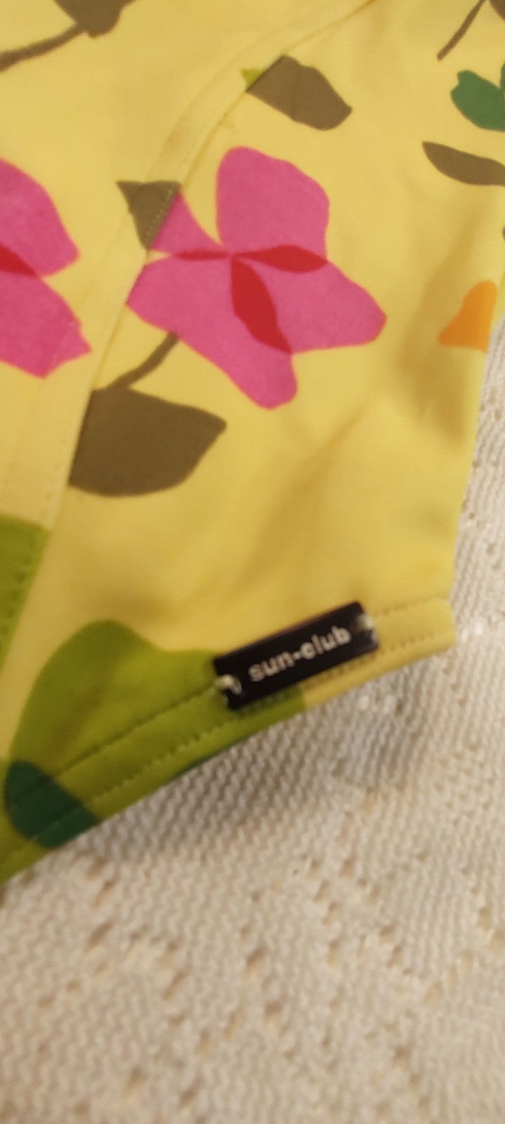 Vintage Sun Fun By Ari Size 12-B Y2K Vibrant Colored Flowers Cheeky Bottom