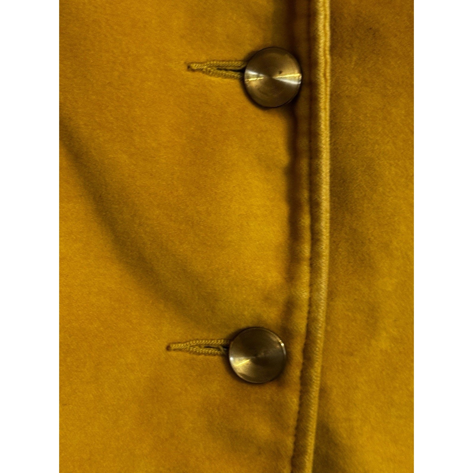 Vintage Heeksuede Blazer Golden Yellow Sz 16 Union Made Old Money Academia