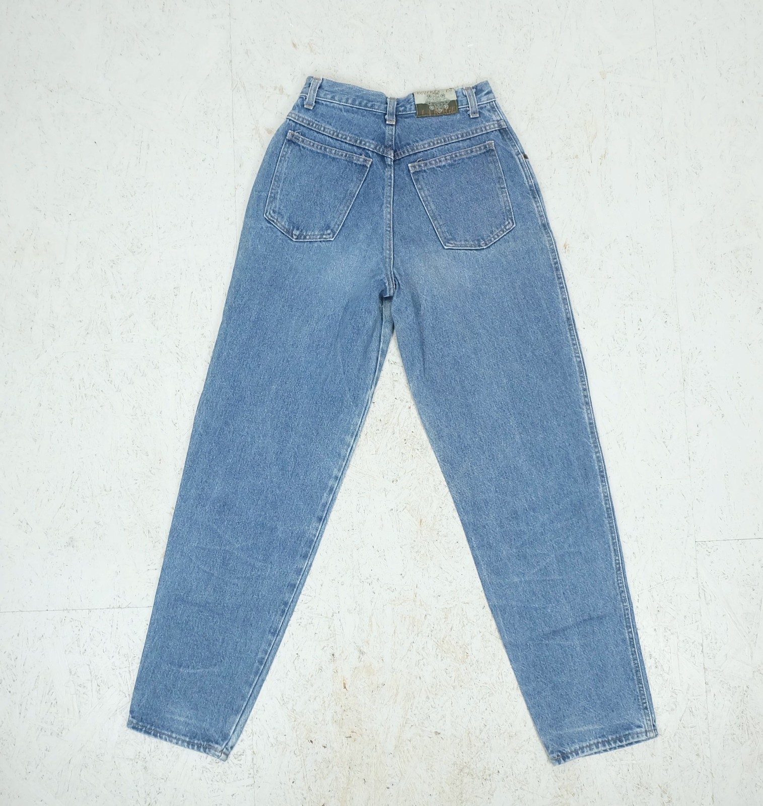 80s 90s true vintage high waist JEANS size S diversa…di la rage jeans italy