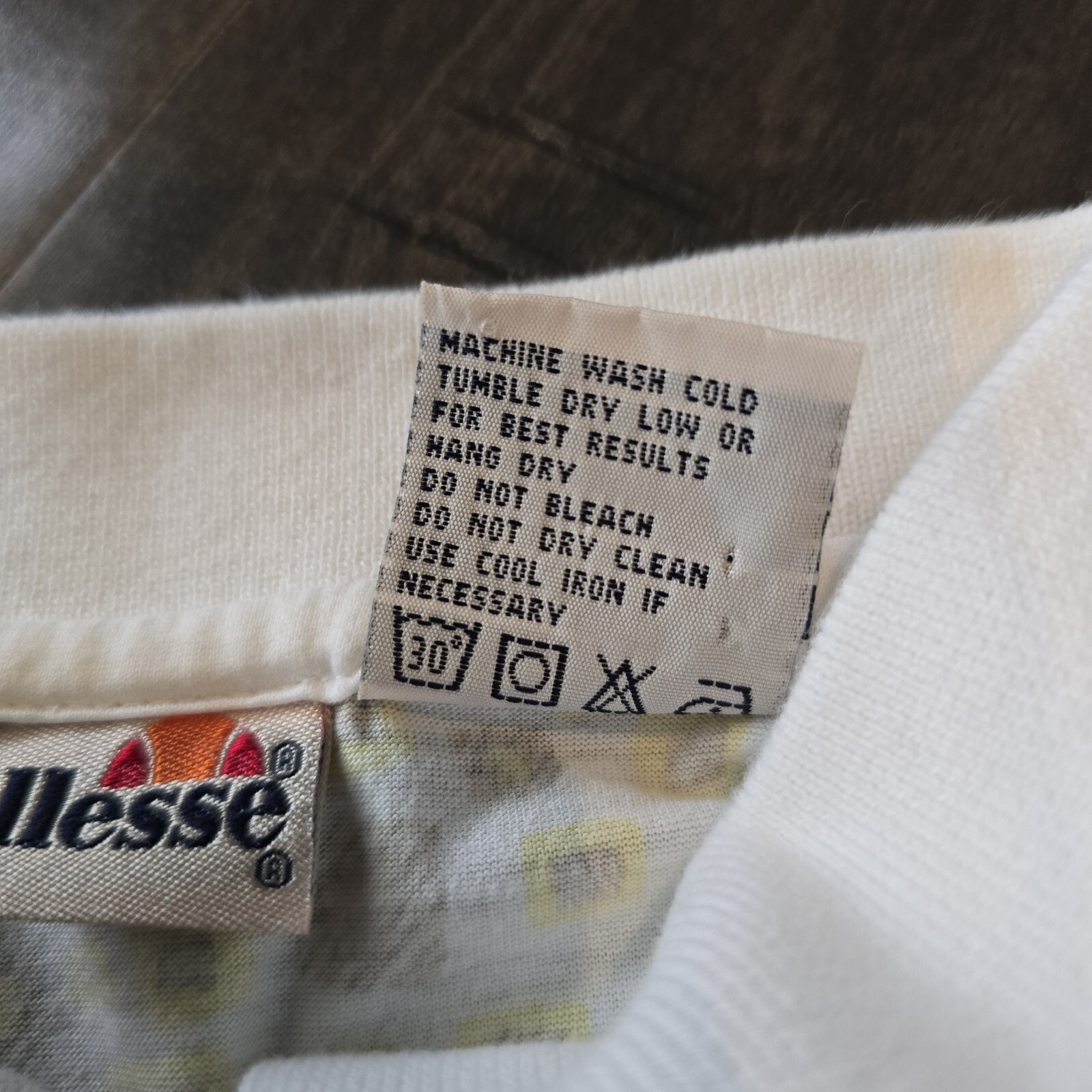 Vintage 1980 90s Ellesse Golf Polo LARGE Womens shirt Zip Yellow country club L