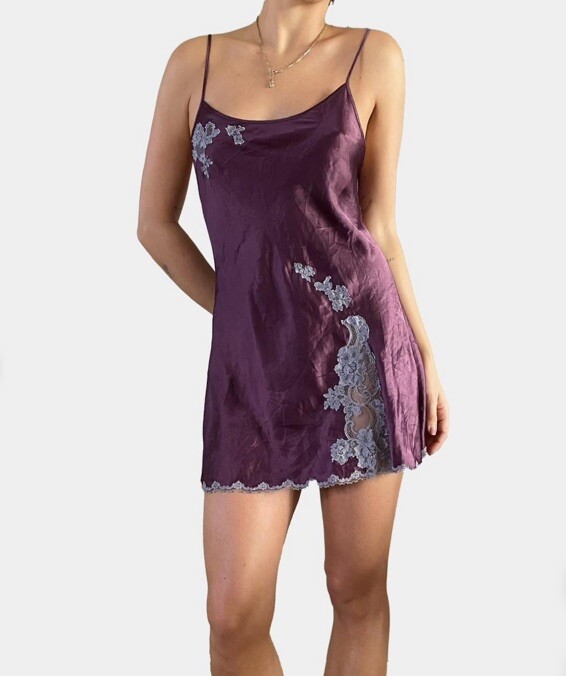 Victoria’s Secret 90s Vintage Romantically Elegant Nightie Lace Accents Large
