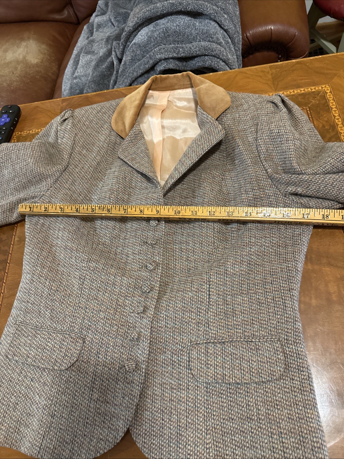 Vintage 1980’s TAILORED English countryside style Wool tweed jacket sz. 5/6