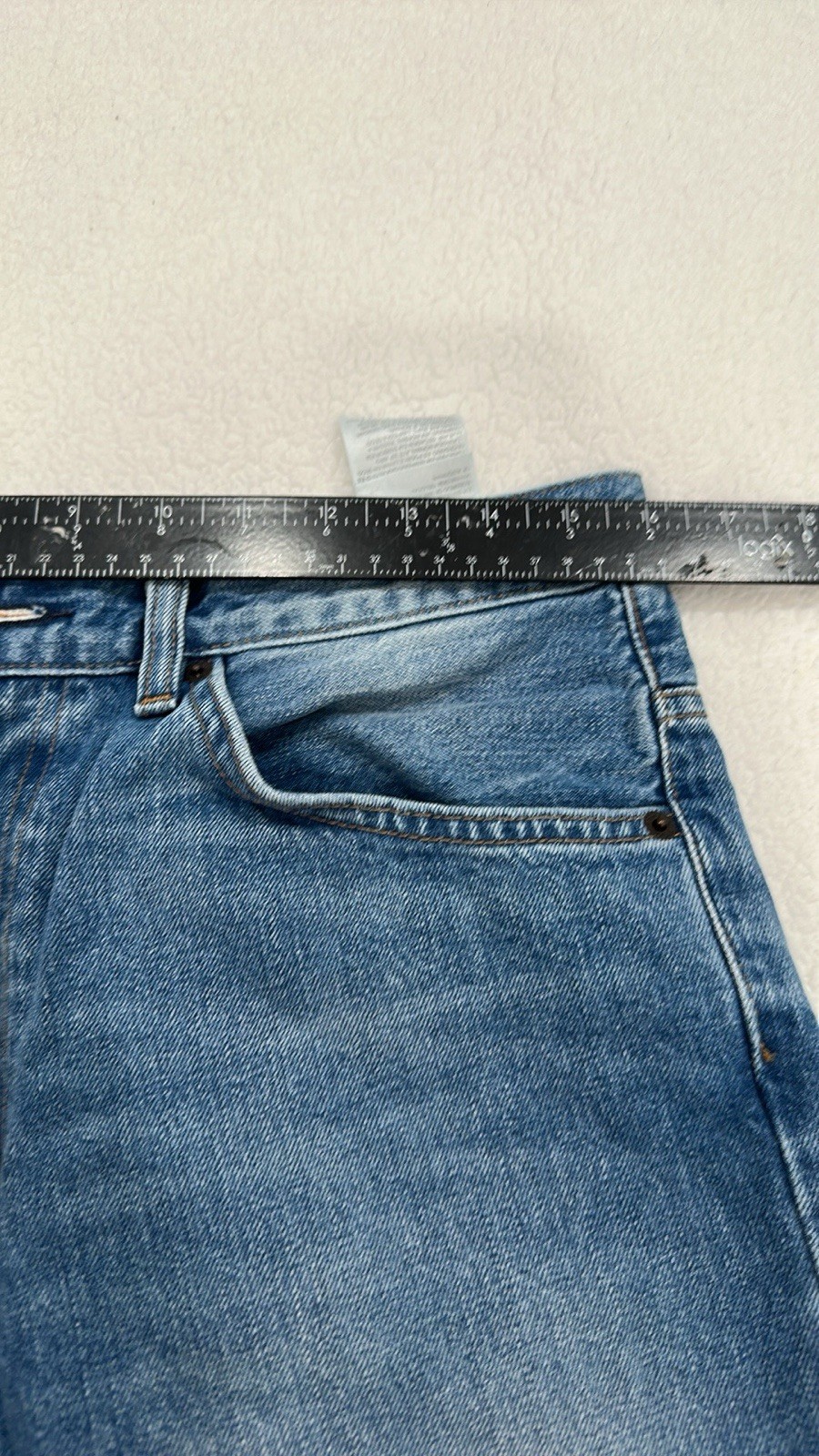 Vintage levis cut-offs denim jean shorts Orange Tag 517 2000s Y2k W 31